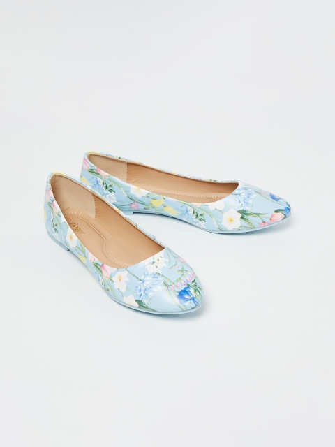 

Ginger by Lifestyle Women Blue Printed Ballerinas