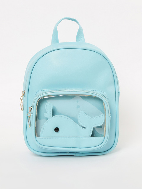 

Ginger by Lifestyle Women Blue Solid Backpack