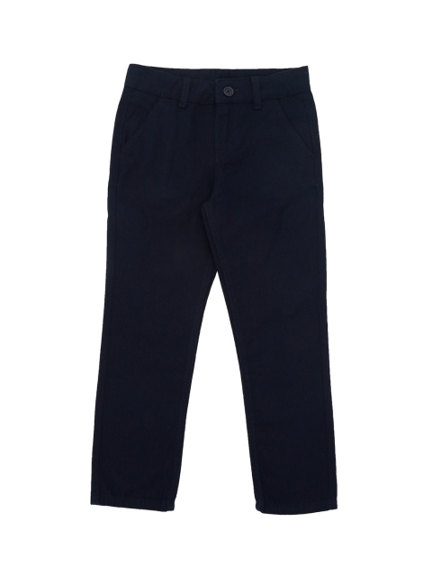 

Pantaloons Junior Boys Navy Blue Regular Fit Solid Regular Trousers