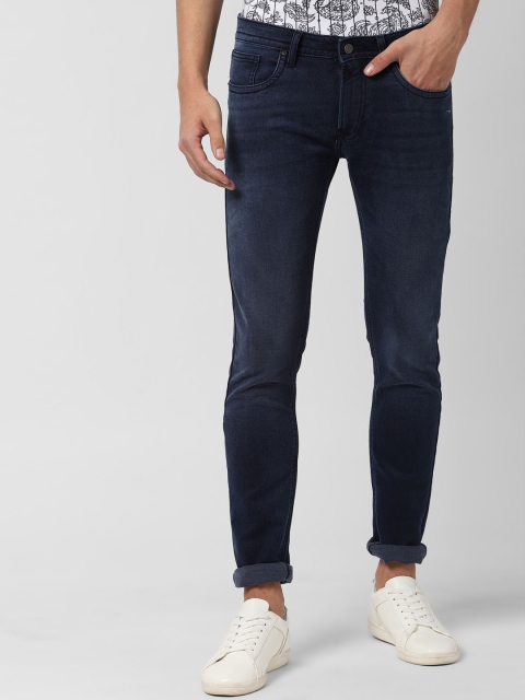 

Peter England Casuals Men Navy Blue Skinny Fit Mid-Rise Clean Look Stretchable Jeans