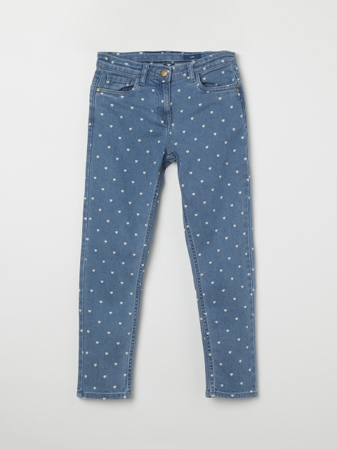 

Fame Forever by Lifestyle Girls Blue & White Skinny Fit Mid-Rise Clean Look Jeans