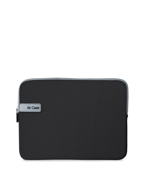 

AirCase Unisex Black Solid Laptop Sleeve