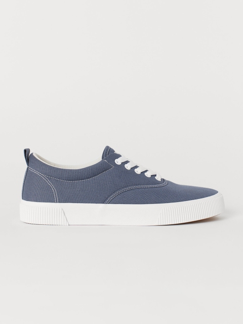 

H&M Men Blue Cotton Fabric Shoes