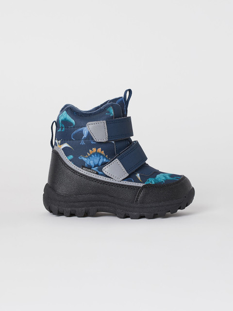 

H&M Boys Blue Printed Waterproof Boots
