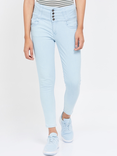

Ginger by Lifestyle Women Blue Slim Fit Mid-Rise Clean Look Jeans