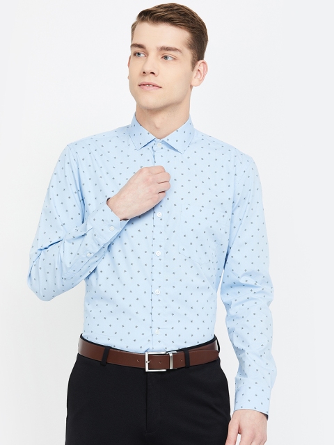 

CODE by Lifestyle Men Blue & Black Slim Fit Printed Casual Shirt