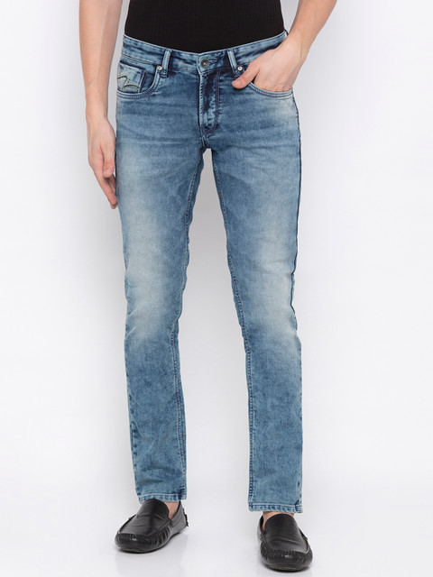 

SPYKAR Men Blue Skinny Fit Low-Rise Clean Look Jeans