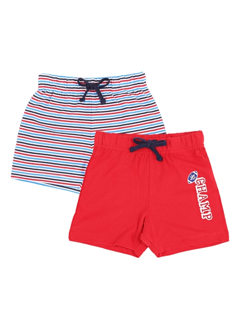

Pantaloons Baby Boys Pack of 2 Regular Shorts, Multi