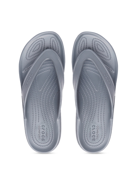 

Crocs Classic Women Grey Solid Thong Flip-Flops
