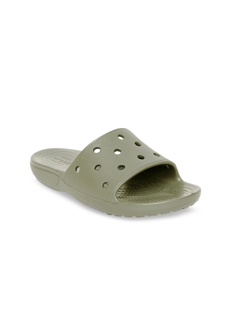

Crocs Women Green Self Design Slip-On