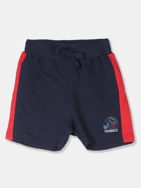 

Cherokee Boys Blue Solid Regular Fit Regular Shorts