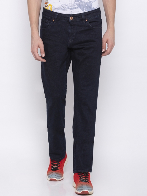 

SPYKAR Men Blue Straight Fit Mid-Rise Clean Look Jeans