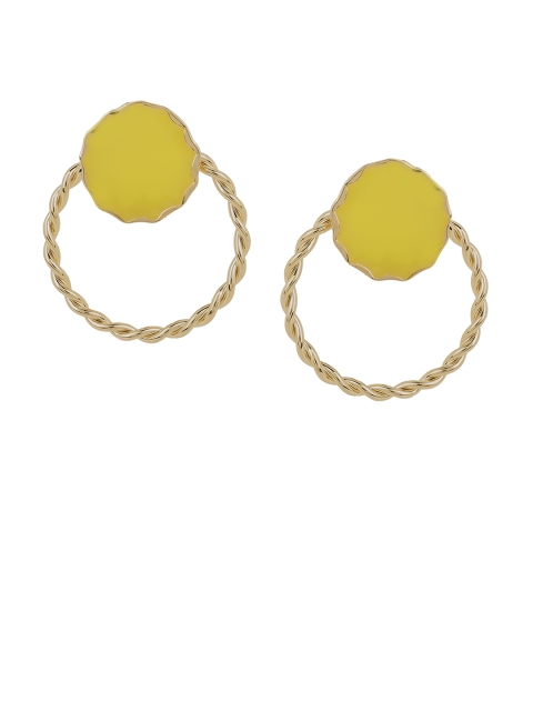 

SATCHEL Yellow Spherical Drop Earrings