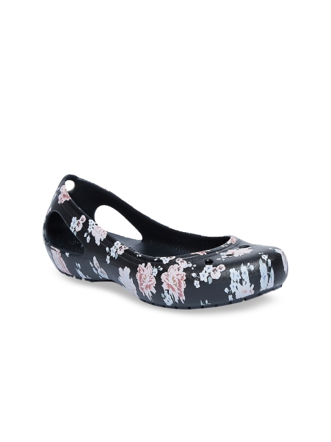 

Crocs Kadee Women Black Printed Ballerinas