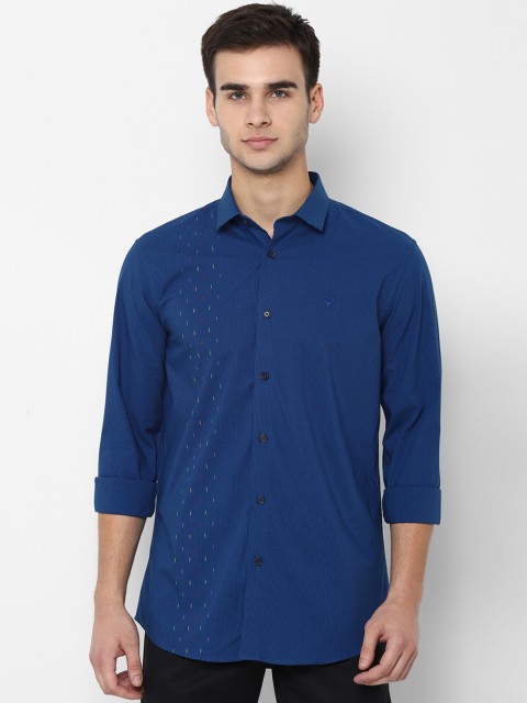 

Allen Solly Men Blue Slim Fit Checked Casual Shirt
