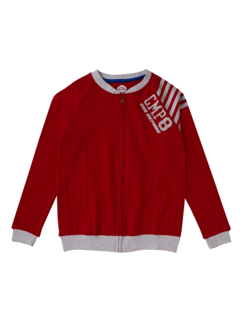 

Cub McPaws Boys Red & Grey Printed Sweatshirt