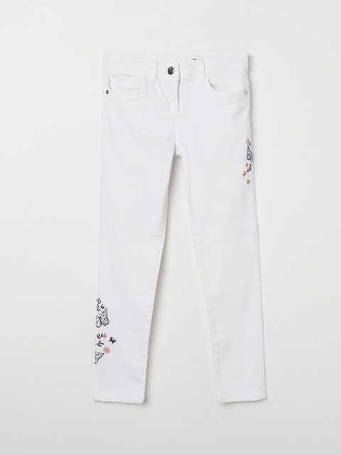 

Fame Forever by Lifestyle Girls White Slim Fit Mid-Rise Clean Look Jeans