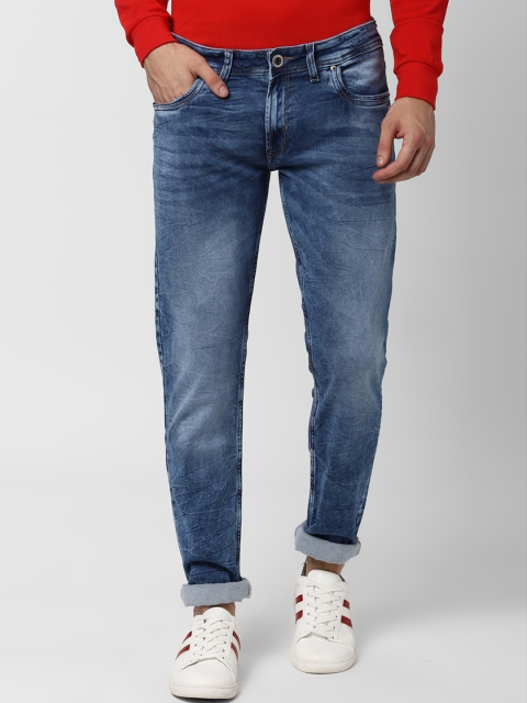 

Peter England Casuals Men Blue Skinny Fit Mid-Rise Clean Look Stretchable Jeans