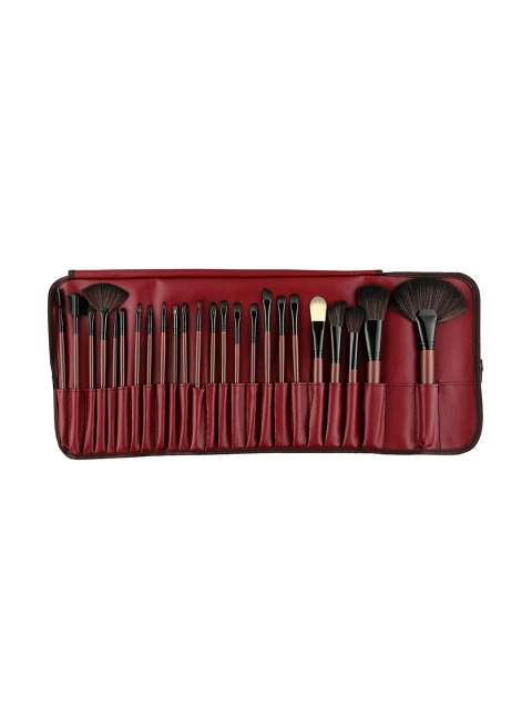 

Rozia Women Set of 24 Professional Makeup Brushes, Maroon
