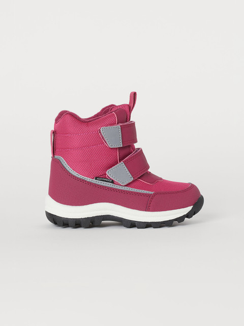 

H&M Girls Pink Solid Waterproof Boots