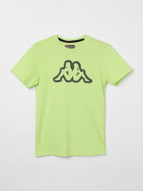 

Kappa Boys Green Printed Round Neck T-shirt