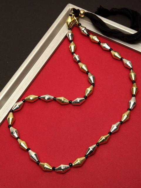 

Infuzze Gold & Silver-Toned Brass-Plated Handcrafted Necklace