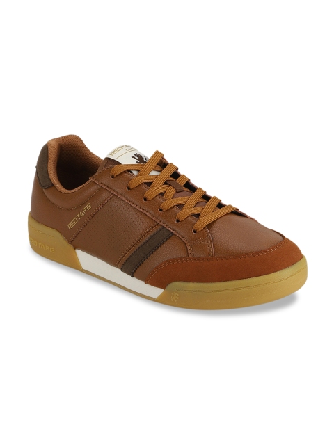 

Red Tape Men Brown Solid Sneakers