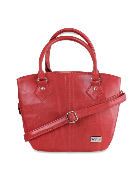 

Beau Design Red Solid Handheld Bag