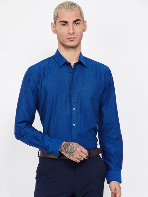 

CODE by Lifestyle Men Blue Regular Fit Printed Casual Shirt