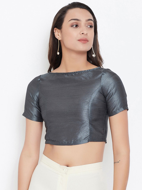 

Meee Women Grey Solid Top