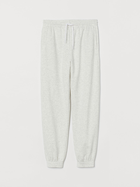 

H&M Women Grey Solid Joggers High Waist