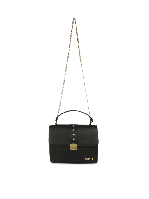 

Daphne Black Embellished Handheld Bag