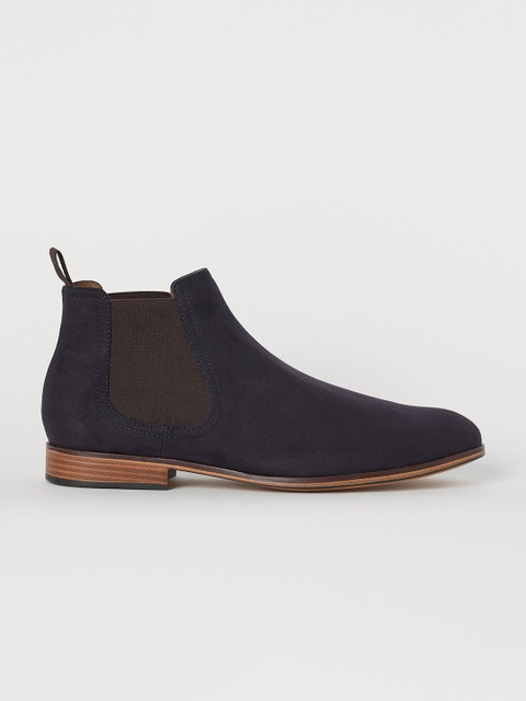 

H&M Men Navy Blue Chelsea Boots