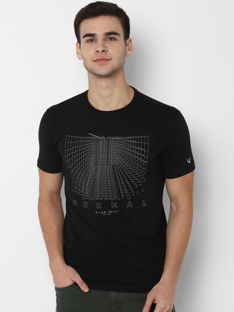 

Allen Solly Sport Men Black Printed Round Neck T-shirt
