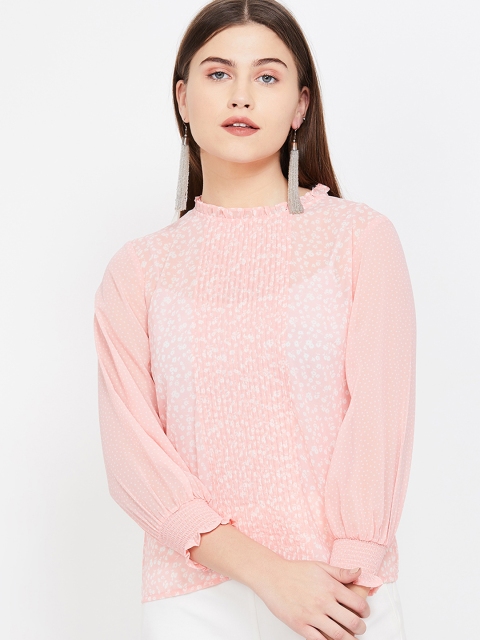 

Bossini Women Pink Printed Top