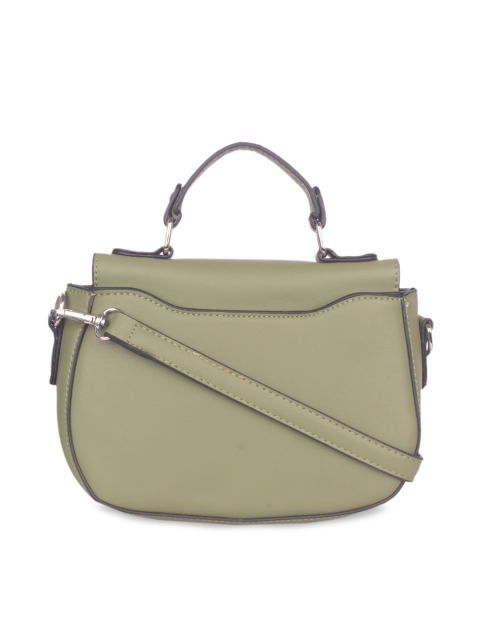 

Bagkok Green Solid Handheld Bag