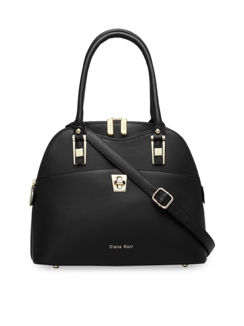 

Diana Korr Black Solid Handheld Bag