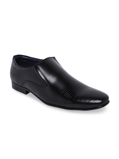 

Respiro Men Black Slip-On Sneakers