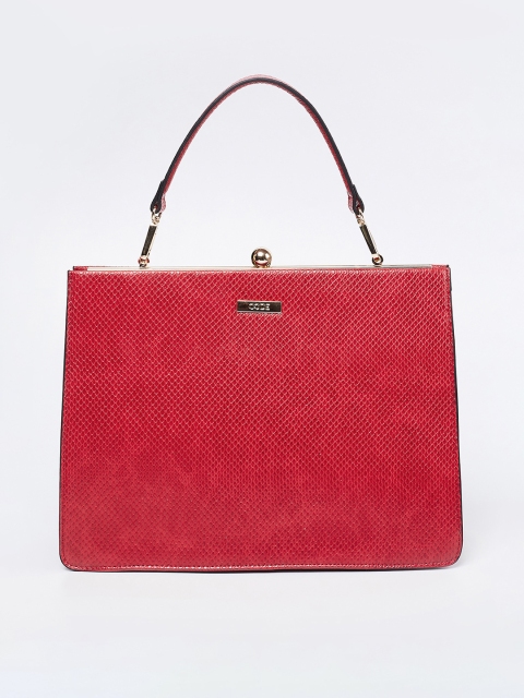 

CODE by Lifestyle Red Textured Handheld Bag