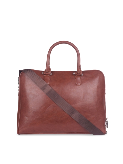 

Bagkok Brown Solid Handheld Bag