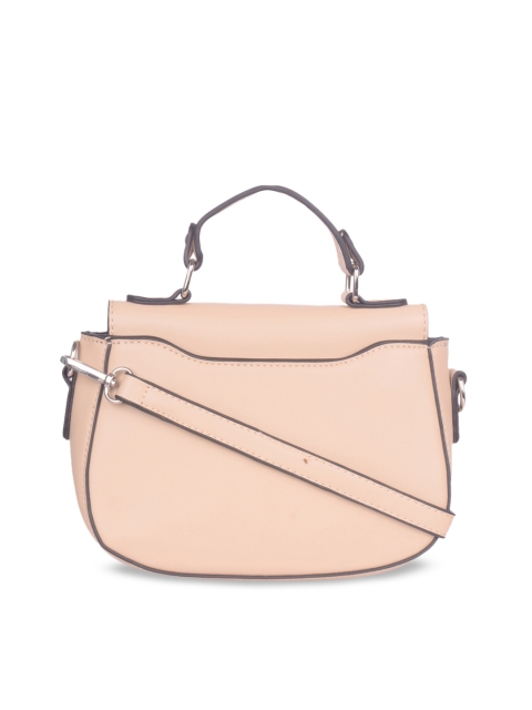 

Bagkok Beige Solid Sling Bag