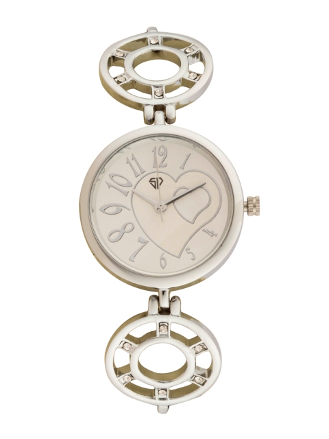 

Swiss Design Women Off-White Analogue Watch