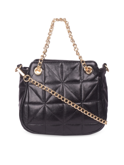 

Bagkok Black Solid Handheld Bag