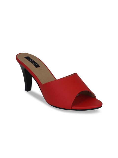 

Kielz Women Red Solid Mules