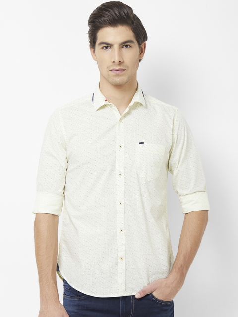 

Killer Men Lime Green Regular Fit Printed Casual Shirt