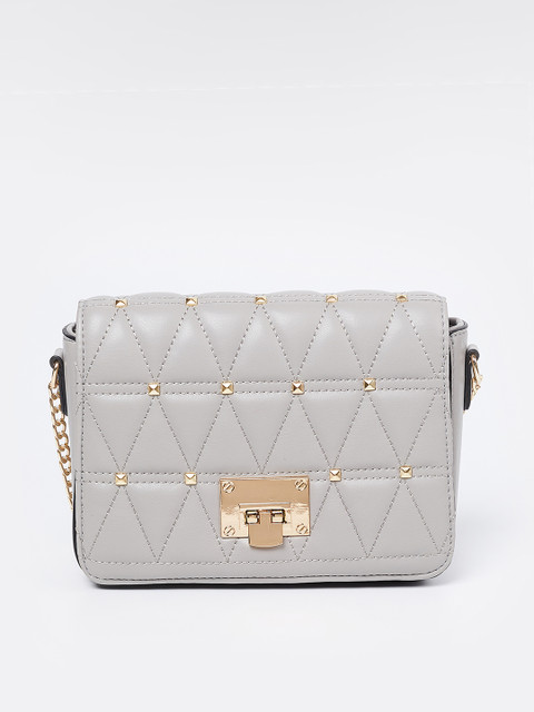 

CODE by Lifestyle Grey Textured Sling Bag