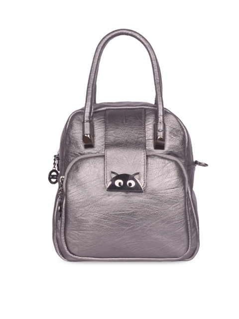 

Bagkok Copper-Toned Solid Handheld Bag