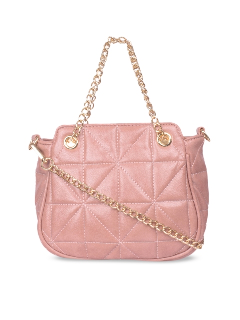 

Bagkok Pink Textured Shoulder Bag