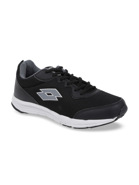 

Lotto Men Black Mesh Terzo Walking Shoes