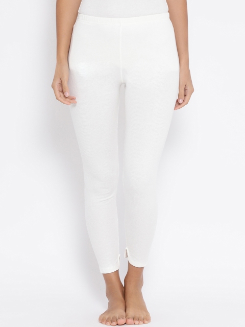 

Macrowoman W-Series Women Off-White Striped Thermal Bottoms